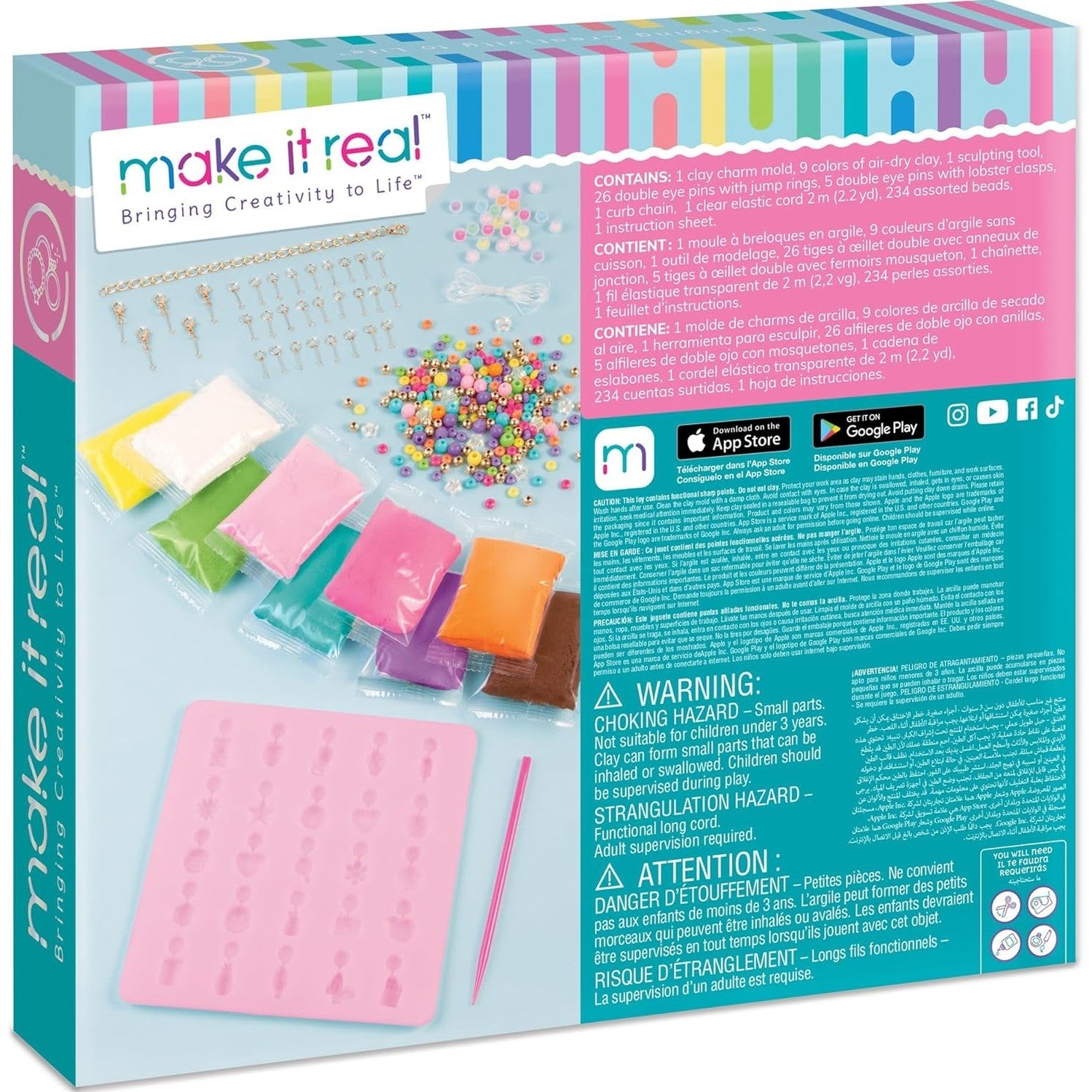 Clay Charm DIY Jewelry Kit - Medaid International