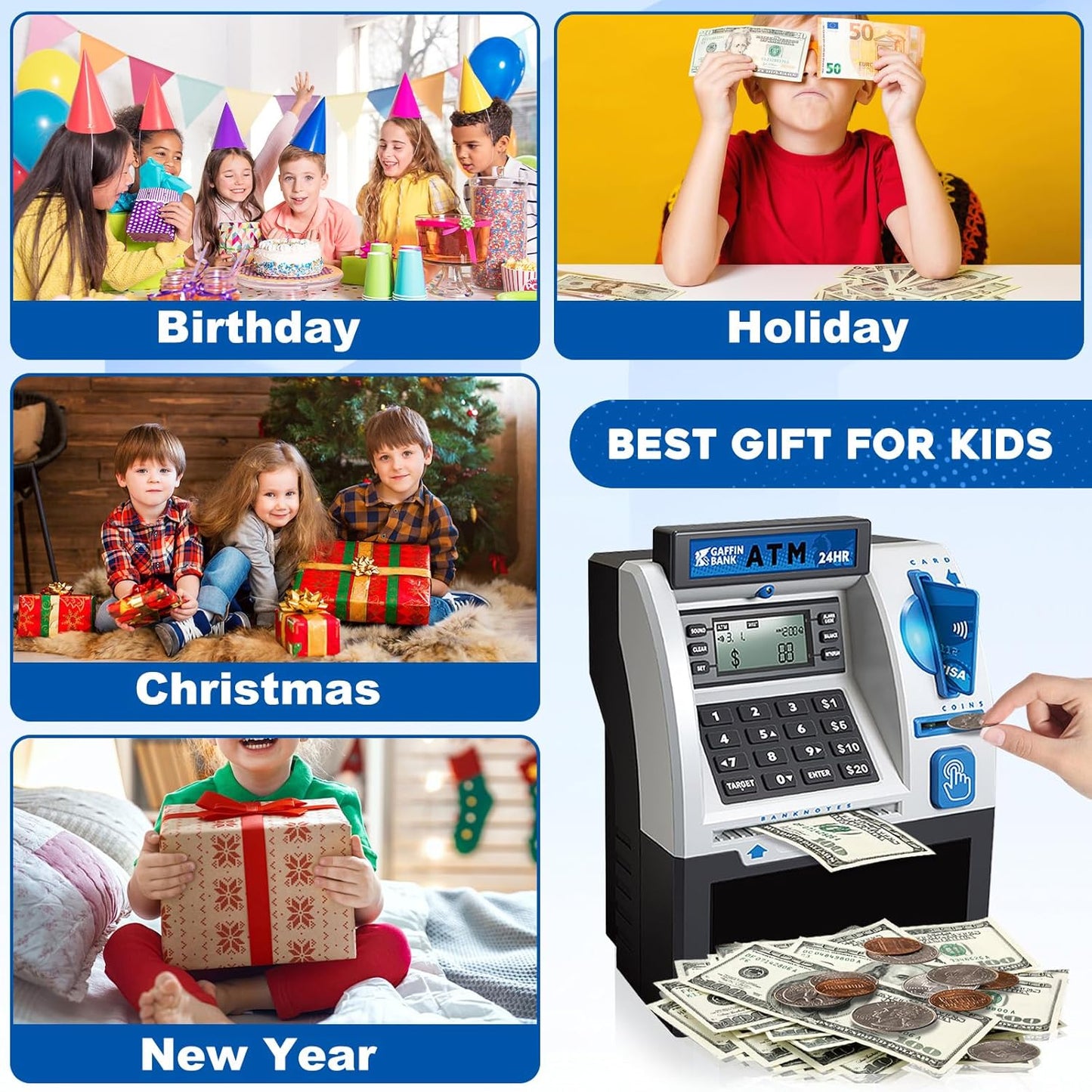 ATM Mini Automatic Money Box Money Box Coin Money Box