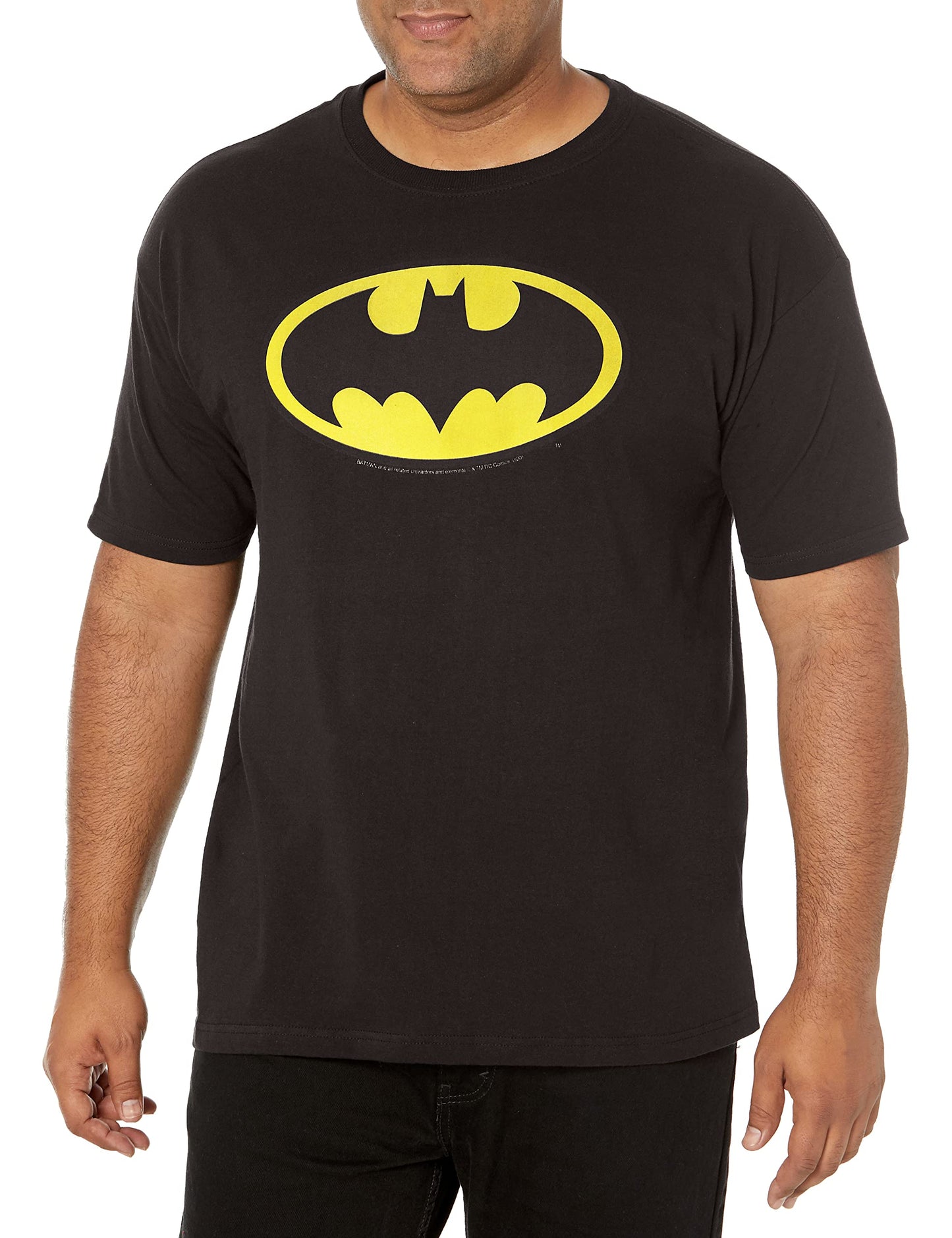 DC Comics Batman Basic Logo Mens T Shirt XXL Black - Medaid International