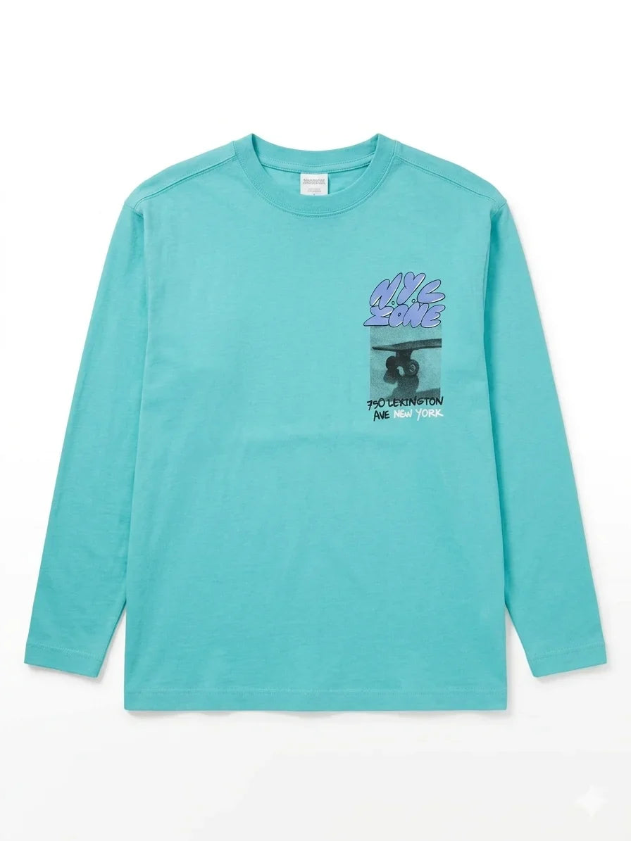 Zara Boy's Aqua Printed Blouse | Zara In Lebanon