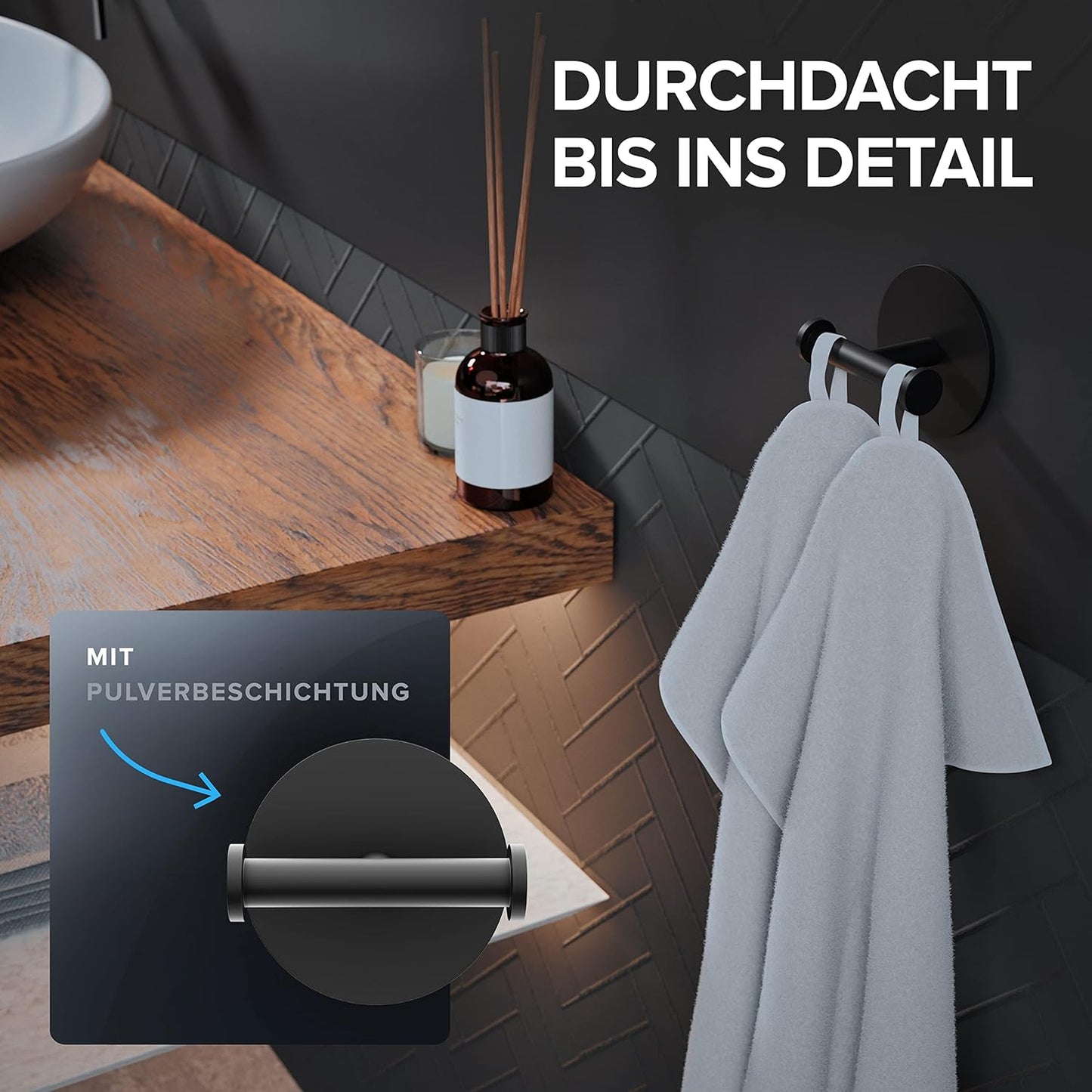 Double Towel Hook