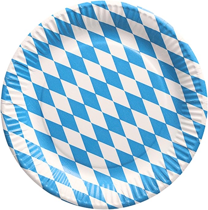 Amscan Oktoberfest Set of 8 Round Plates 23 cm Diameter|Amscan In Lebanon