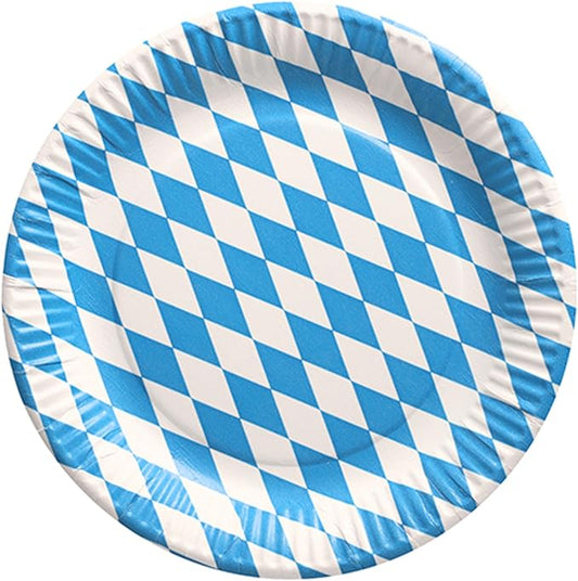 Amscan Oktoberfest Set of 8 Round Plates 23 cm Diameter|Amscan In Lebanon