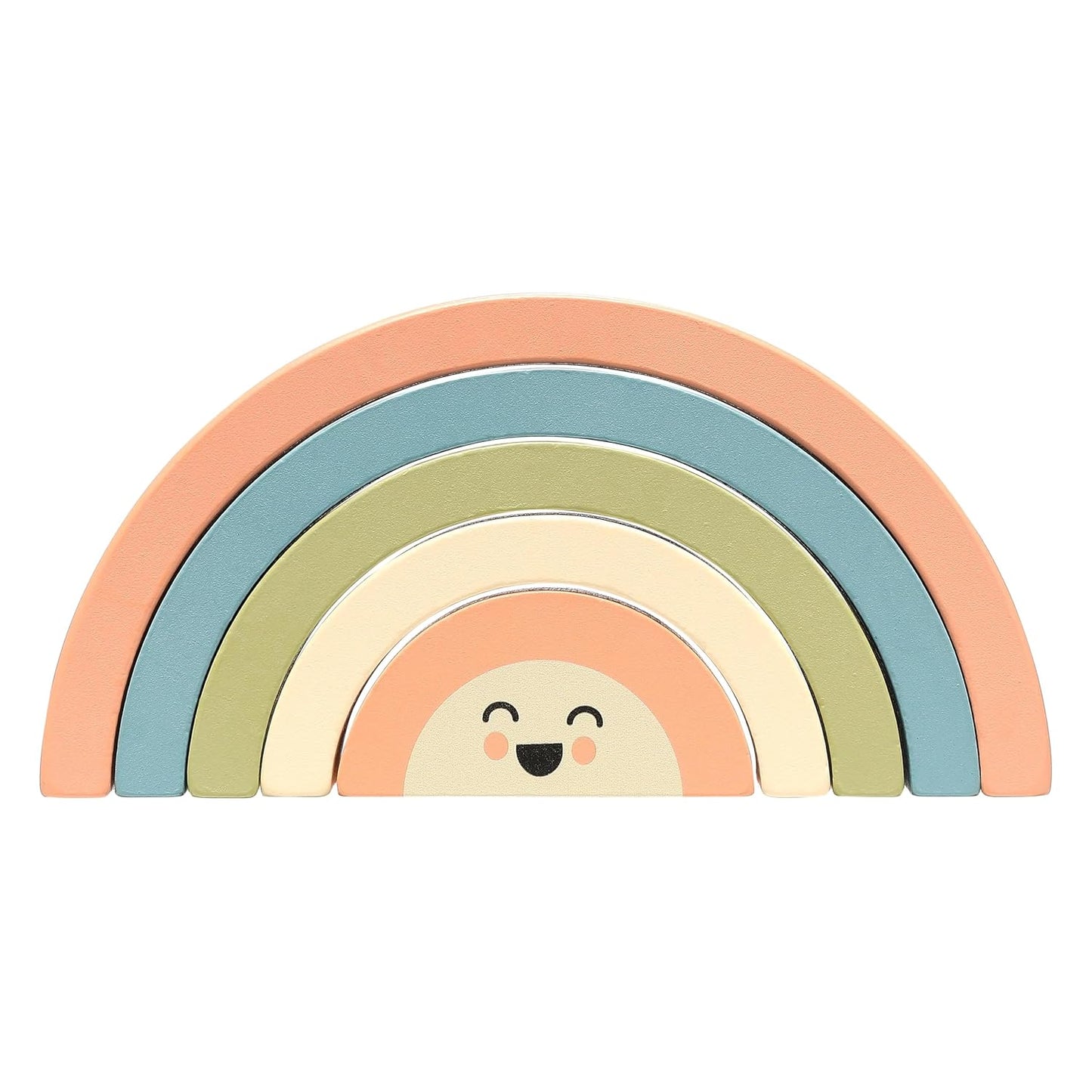 Pearhead - Wooden Stacking Toy Rainbow