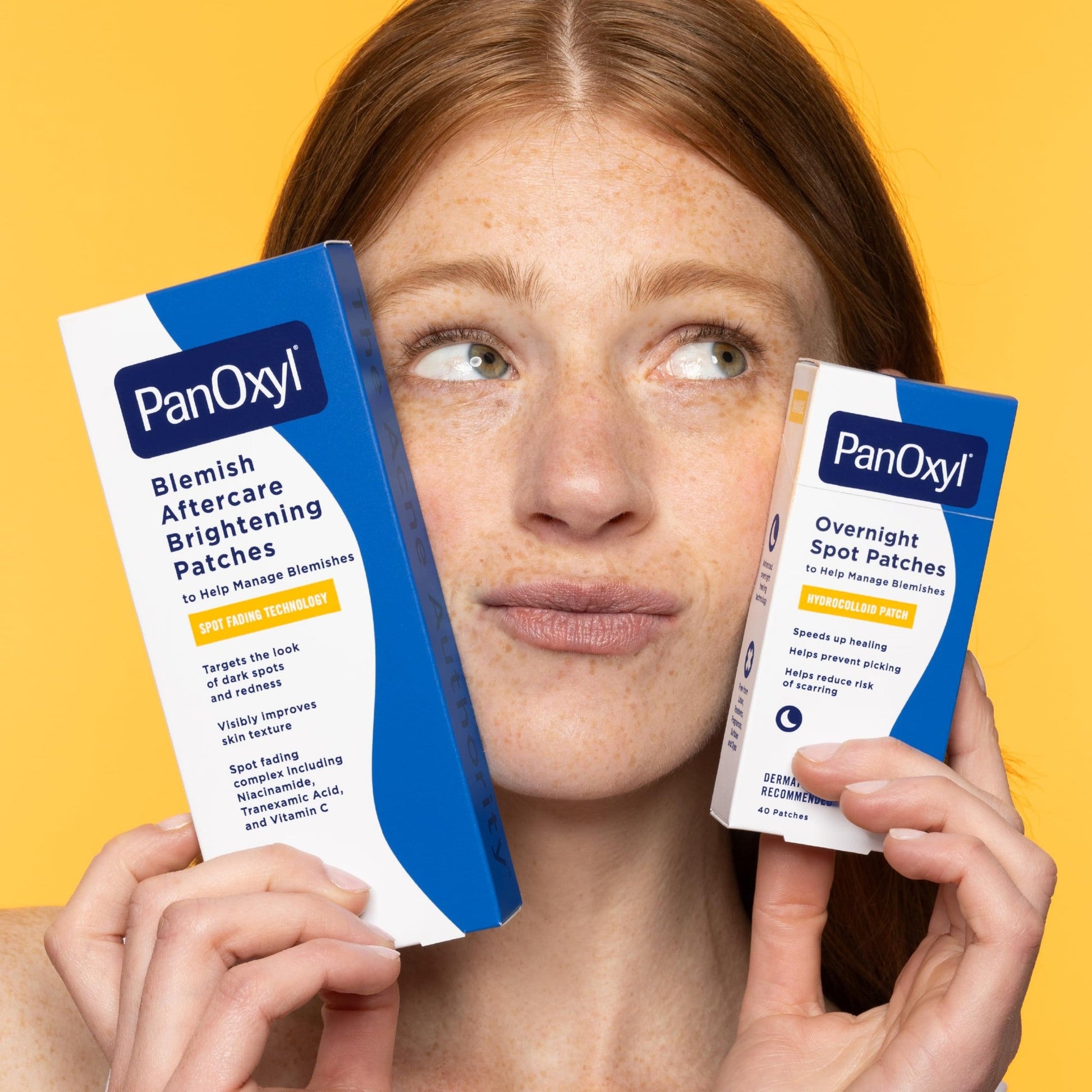 PanOxyl PM Overnight Spot Patches, Advanced Hydrocolloid Healing Technology, Fragrance Free, 40 Count Pack of 1 - Medaid International