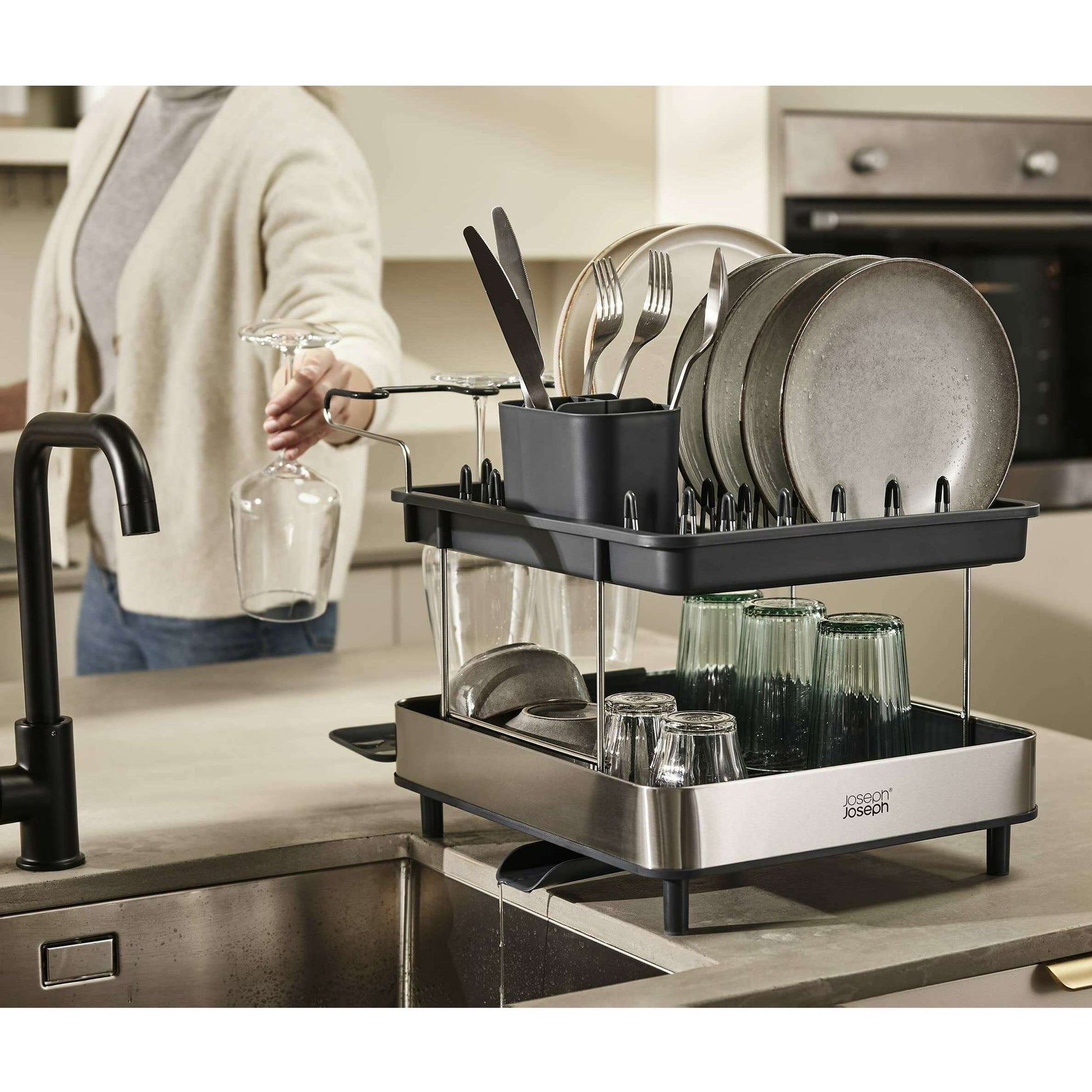 2-Tier Stainless Steel Dish Rack - Medaid International