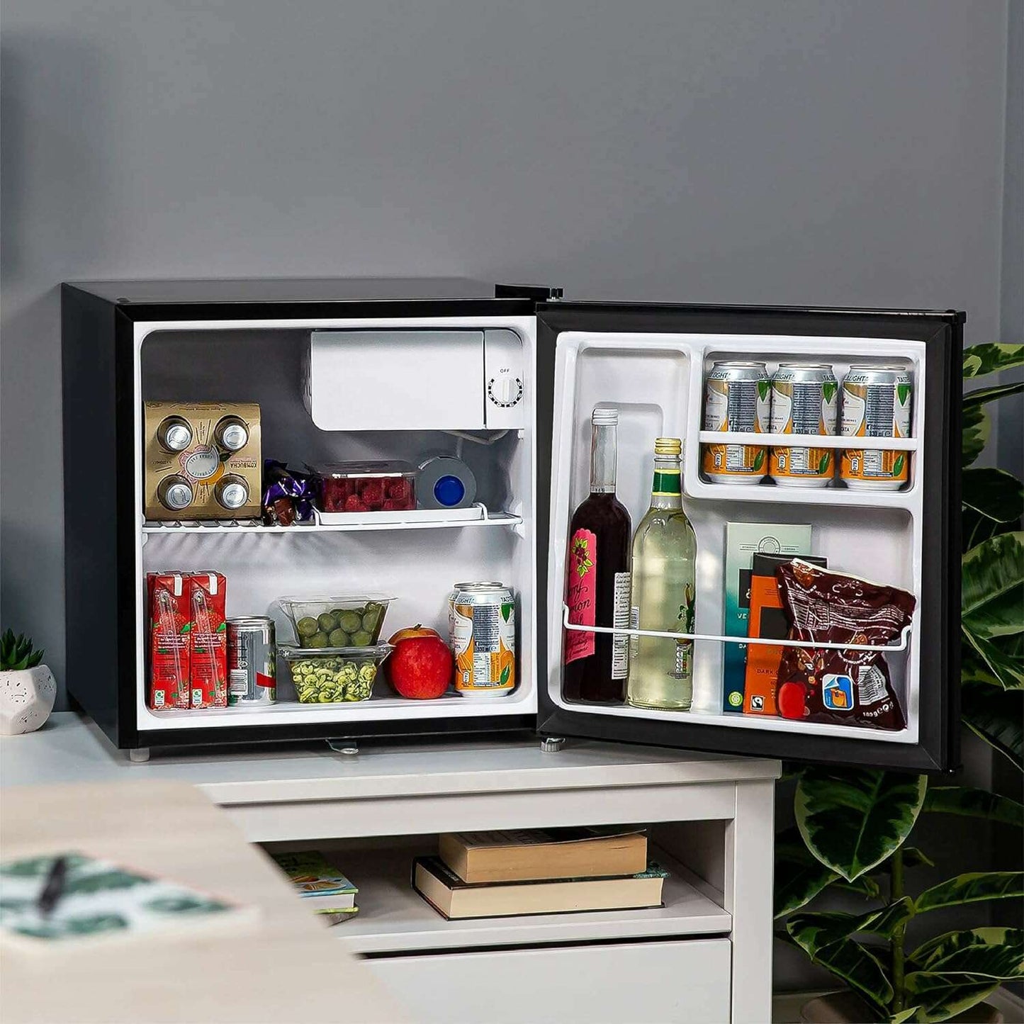 Table Top Mini Fridge in Black - Medaid International