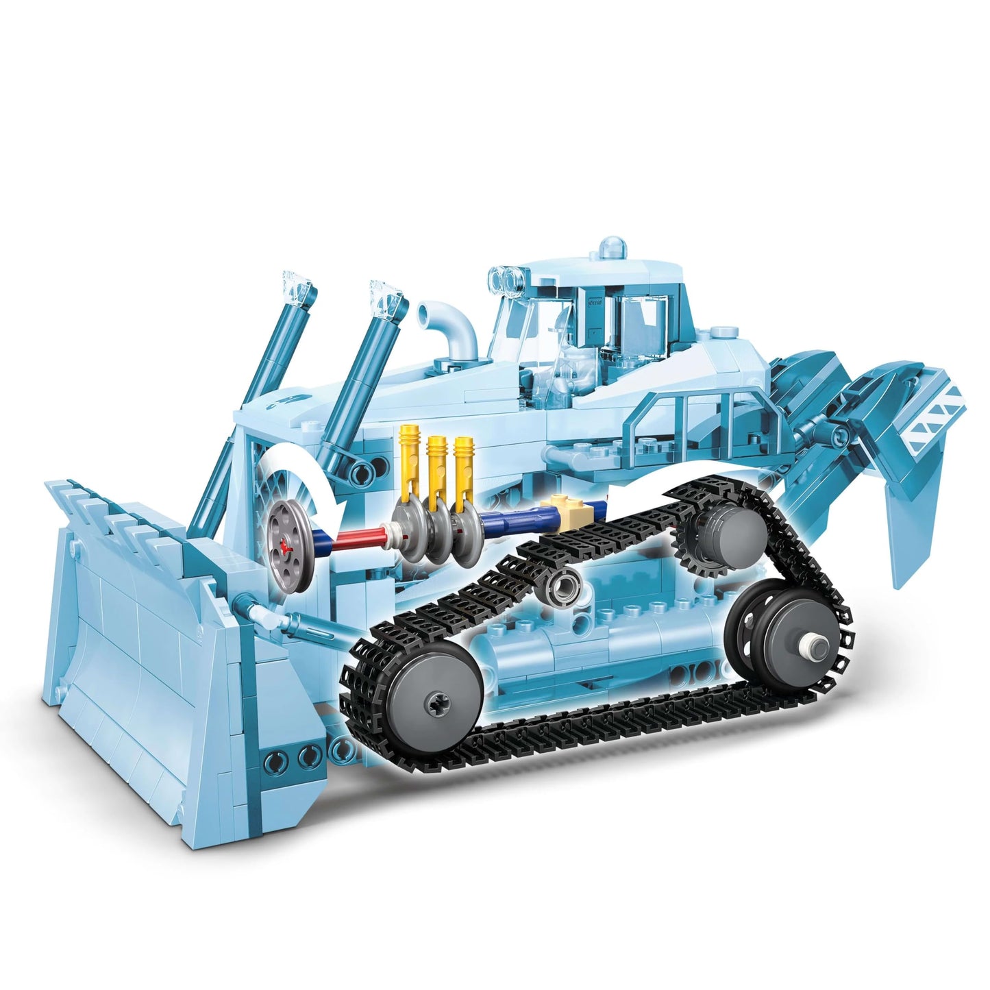 LEGO City 60466 Yellow Bulldozer Toy Birthday Present Blocks Boys Girls Children 8 Years Old 9 Years Old 10 Years Old Elementary School Building Vehicle Car Mini Car Mom Father - Medaid International