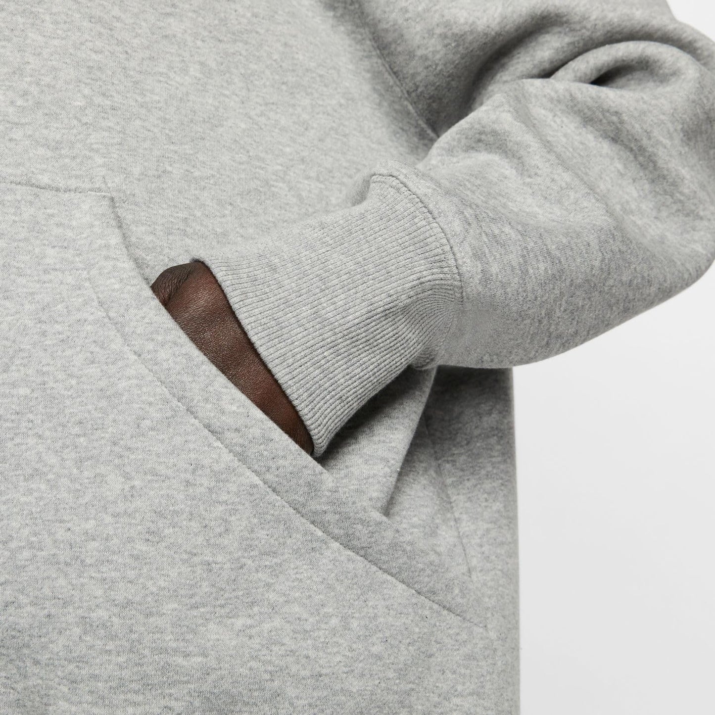 Nike, Women's, Sportswear Phoenix Fleece Oversized Pullover Hoodie, Dark Grey Heather/Sail, M - Medaid International