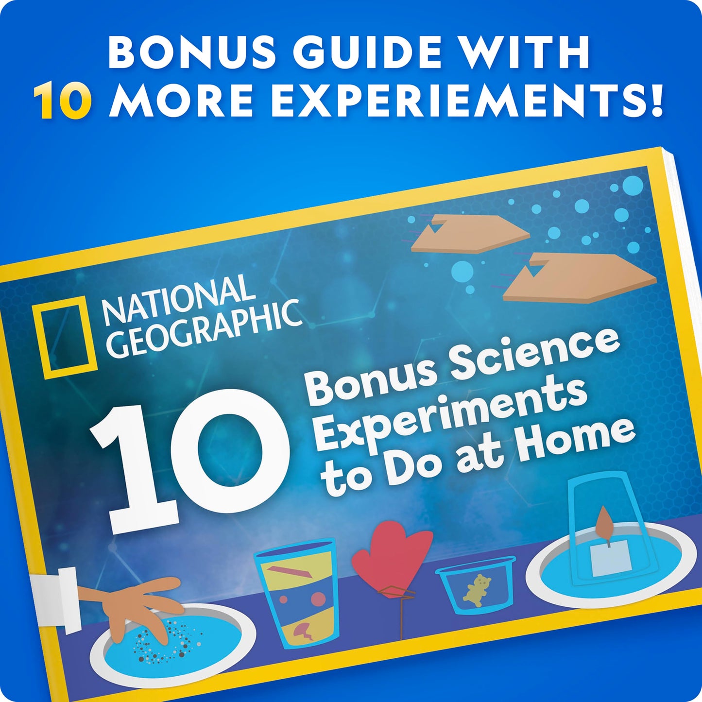 NATIONAL GEOGRAPHIC Science Kit & Rock Collection Advent Calendar 2025 – Jumbo Advent Calendar with 24 Days of Science Experiments, Gemstones & More for Kids, STEM Projects for Kids Ages 8-12 - Medaid International