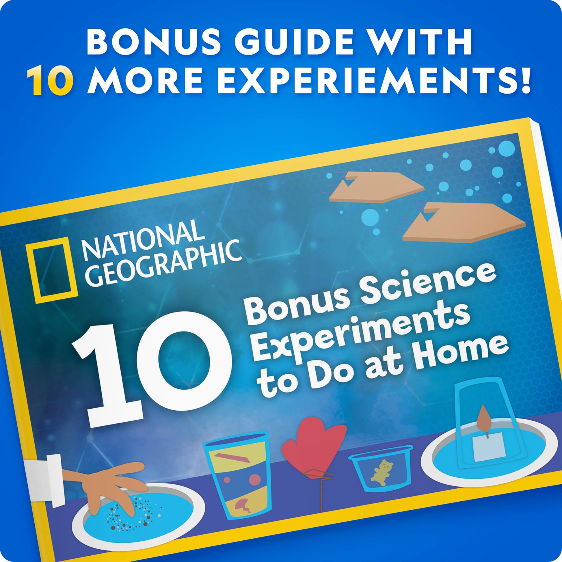 NATIONAL GEOGRAPHIC Science Kit & Rock Collection Advent Calendar 2025 – Jumbo Advent Calendar with 24 Days of Science Experiments, Gemstones & More for Kids, STEM Projects for Kids Ages 8-12 - Medaid International