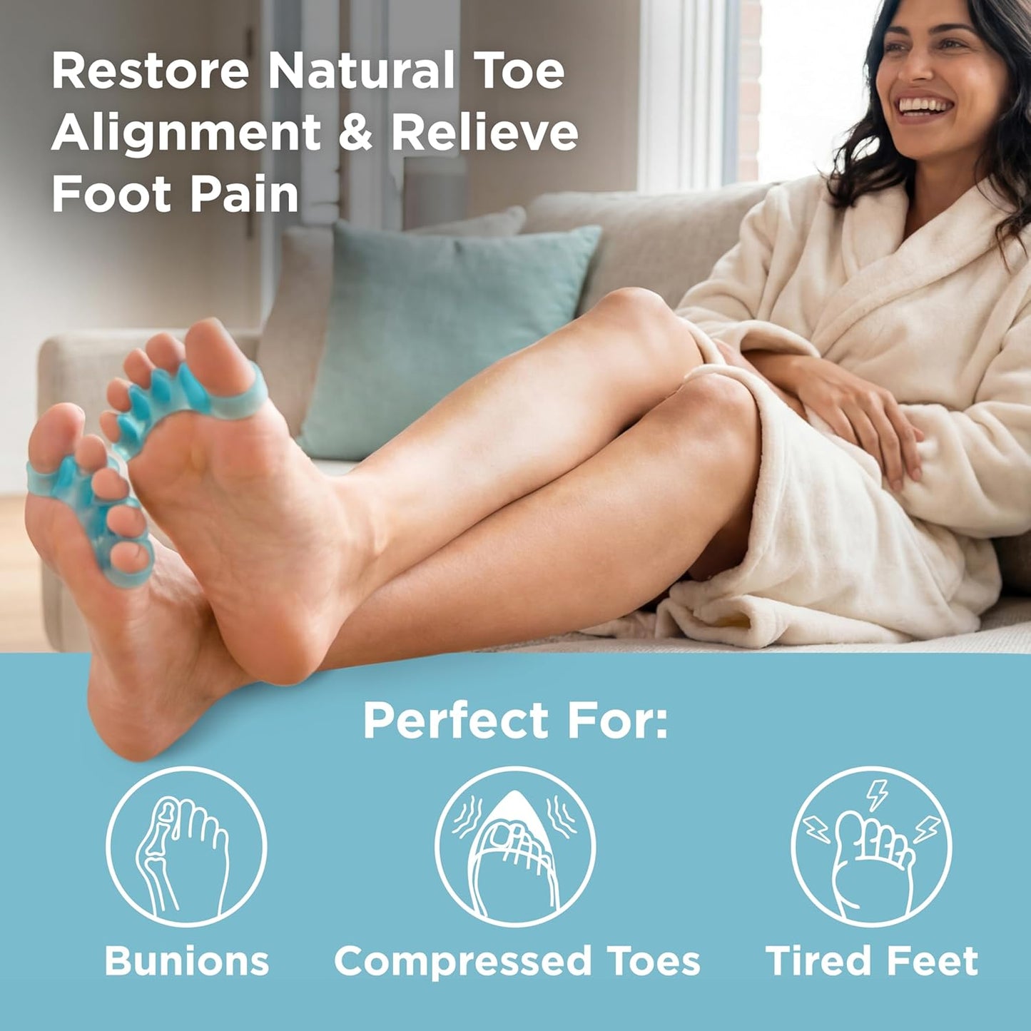 Toe Separator Corrector Pair