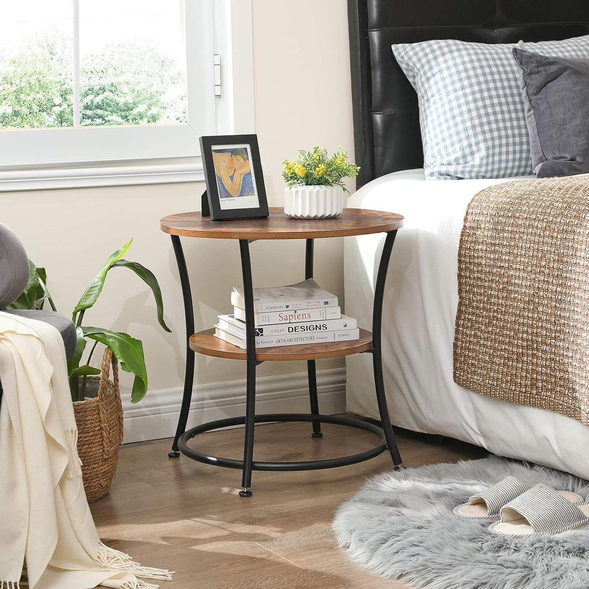 VASAGLE Side Table LET56BX