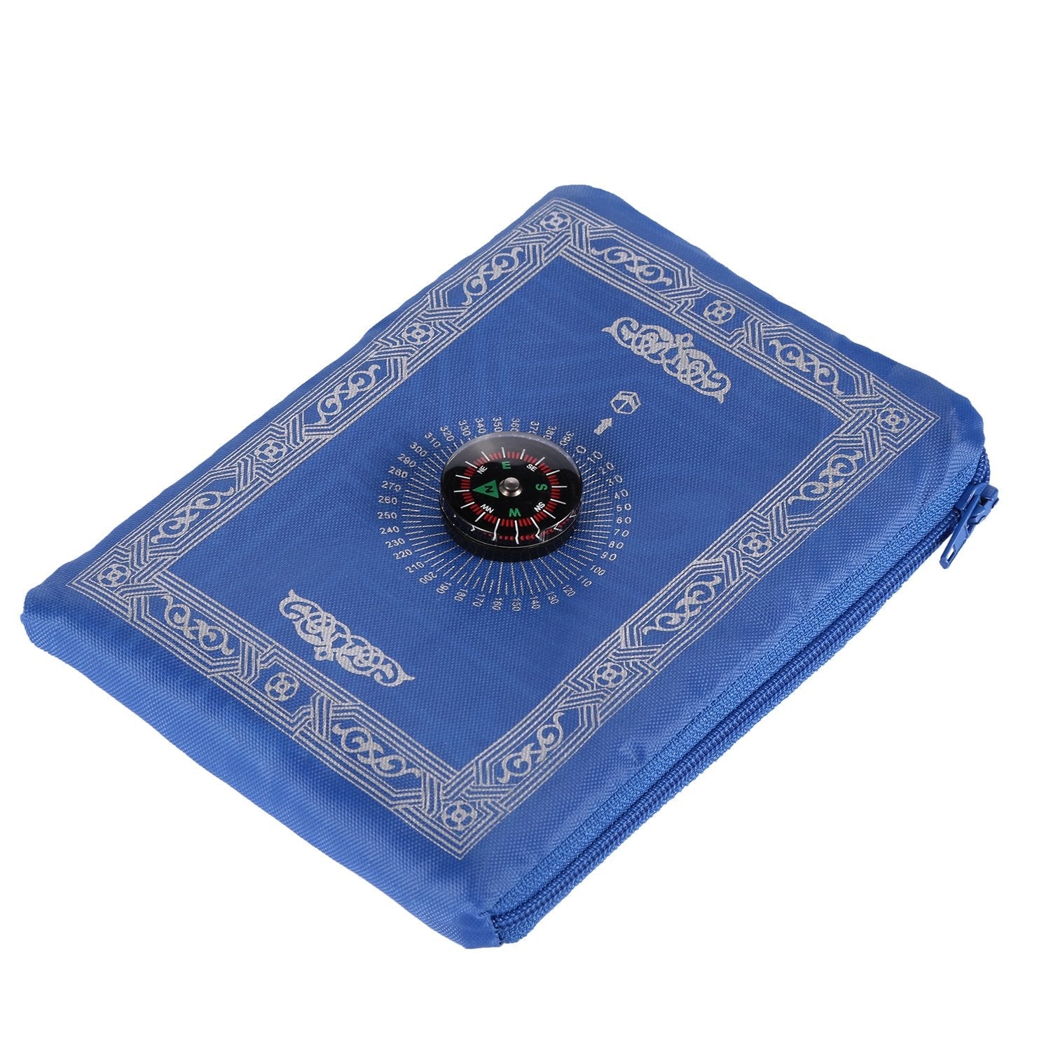 Anlising 1 Pieces Portable Travel Prayer Mat with Compass, Waterproof Polyester Prayer Rug, Muslim Travel Prayer Mat, for Ramadan Gifts (60cm×100cm) - Medaid International