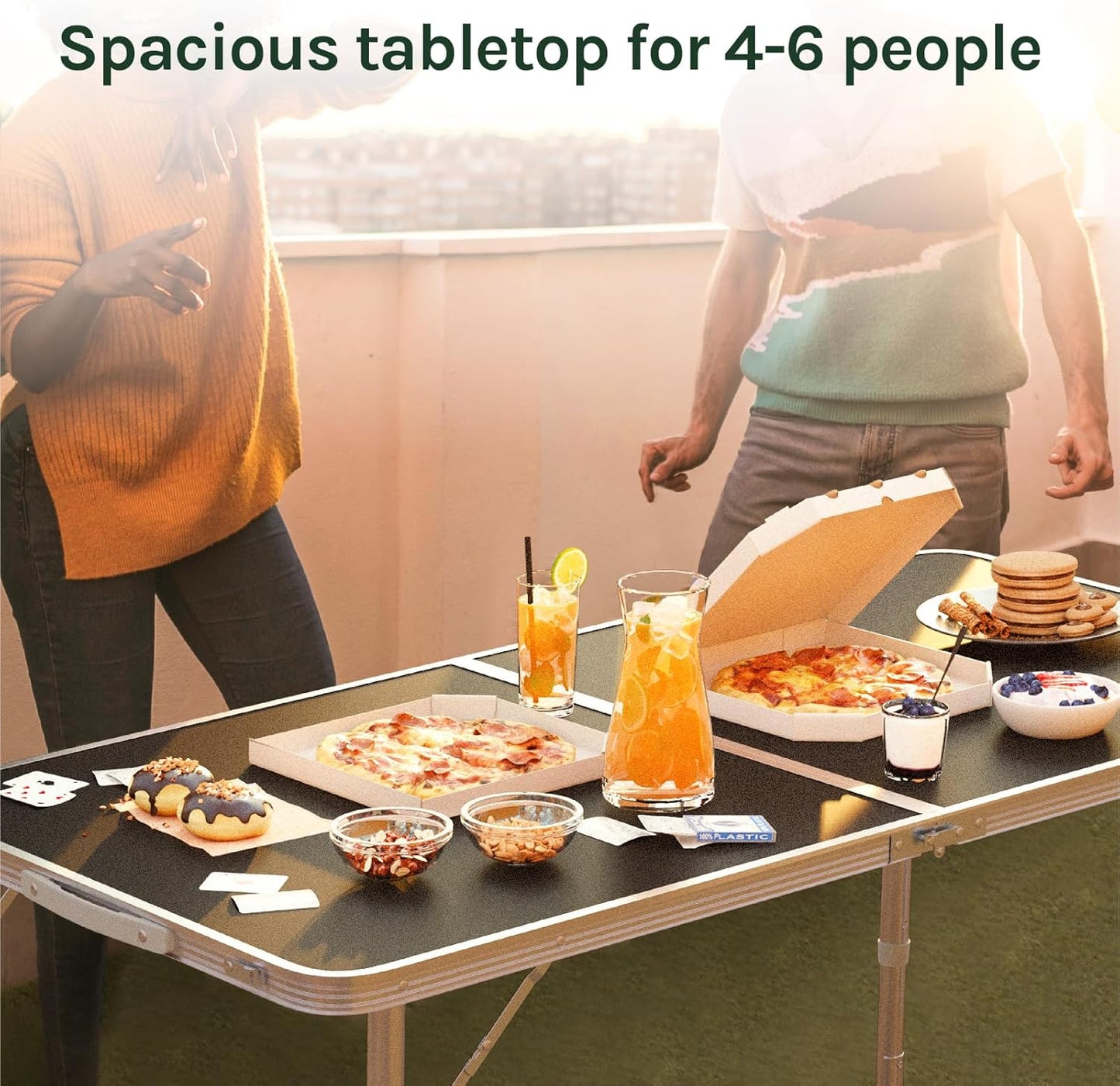 WOLTU Camping Table Picnic Table (CPT8122SZ)