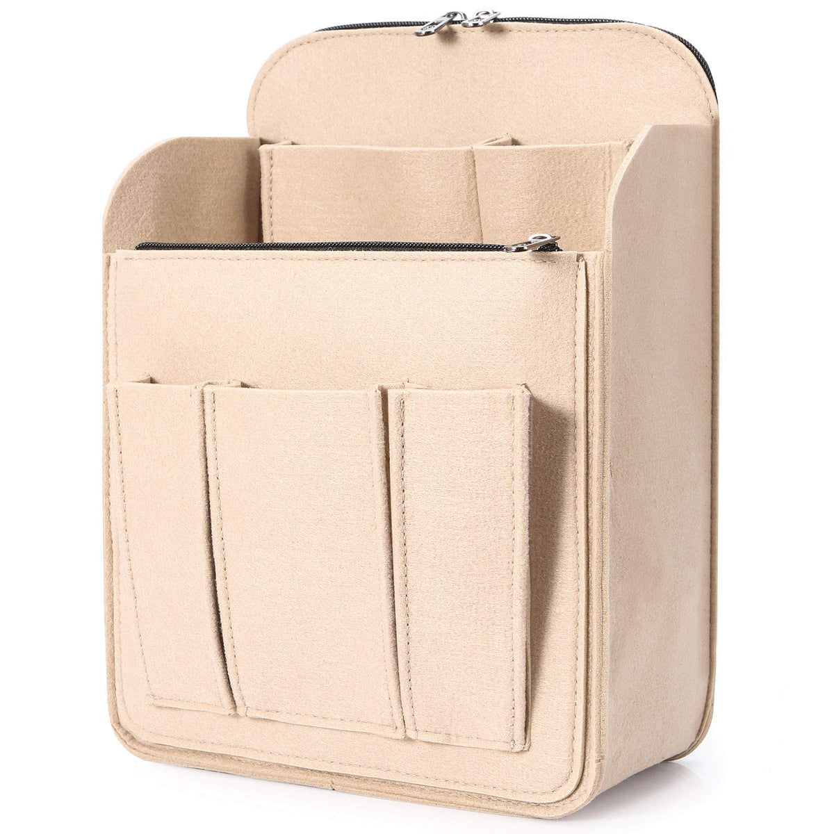 Kastwave Large Capacity Felt Bag Mid-Pack Travel Backpack Liner Storage Accessories
