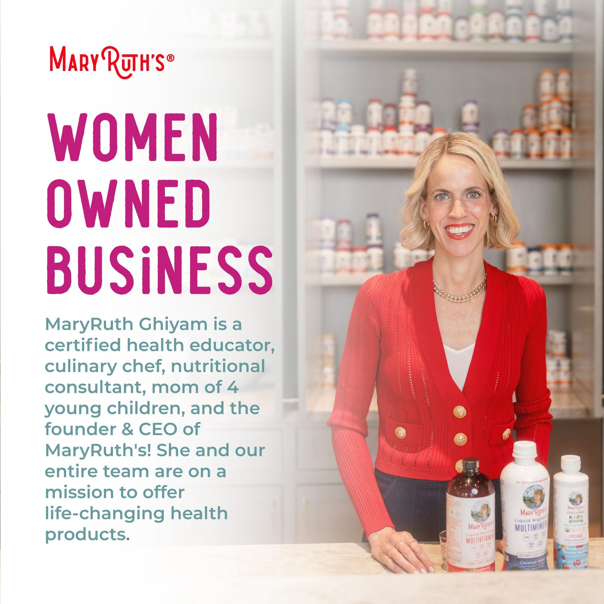 Organic Menopause Gummies by MaryRuth's | Menopause Supplements for Women | Mood Support | Hot Flash Relief | Maca Root | Black Cohosh | USDA Organic | Non-GMO | Vegan | 30 Servings - Medaid International