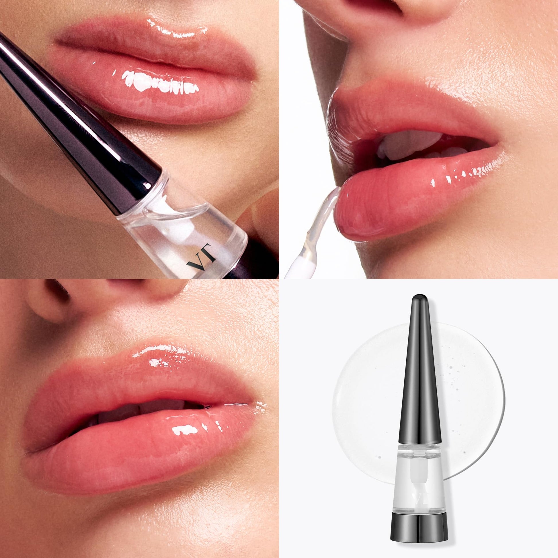 VTCOSMETICS Reedle Shot Lip Plumper, 0.15 oz (4.3 g), Moisturizing, Transparent, Lip Gloss, Stocking Stuffers, Fragrance-free, Korean Cosmetics (Expert) - Medaid International