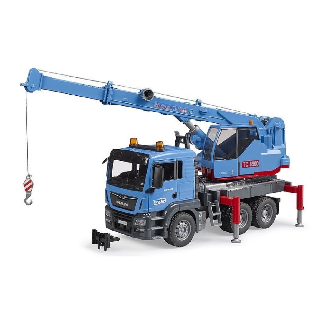 Bruder Construction Crane Truck bruder 03771 Man TGS Crane Truck 1:16 Vehicles, Trucks, Crane Truck, Toy from 4 Years - Medaid International