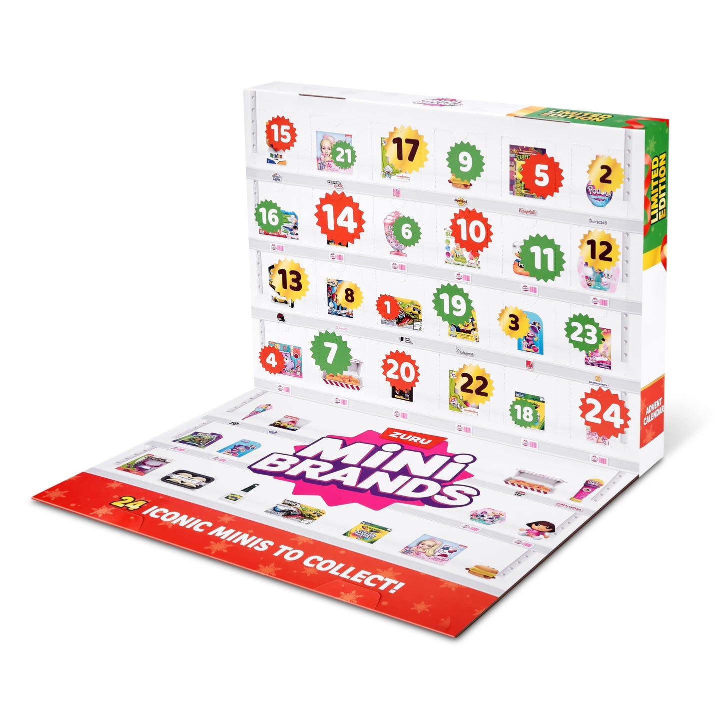 Mini Brands Advent Calendar 2024 by ZURU Mini Brands Limited Edition Advent Calendar, Includes Mini Brands, Mini Toys & Foodie Mini Brands, Mystery Collectibles Toys Comes with 24 Minis - Medaid International
