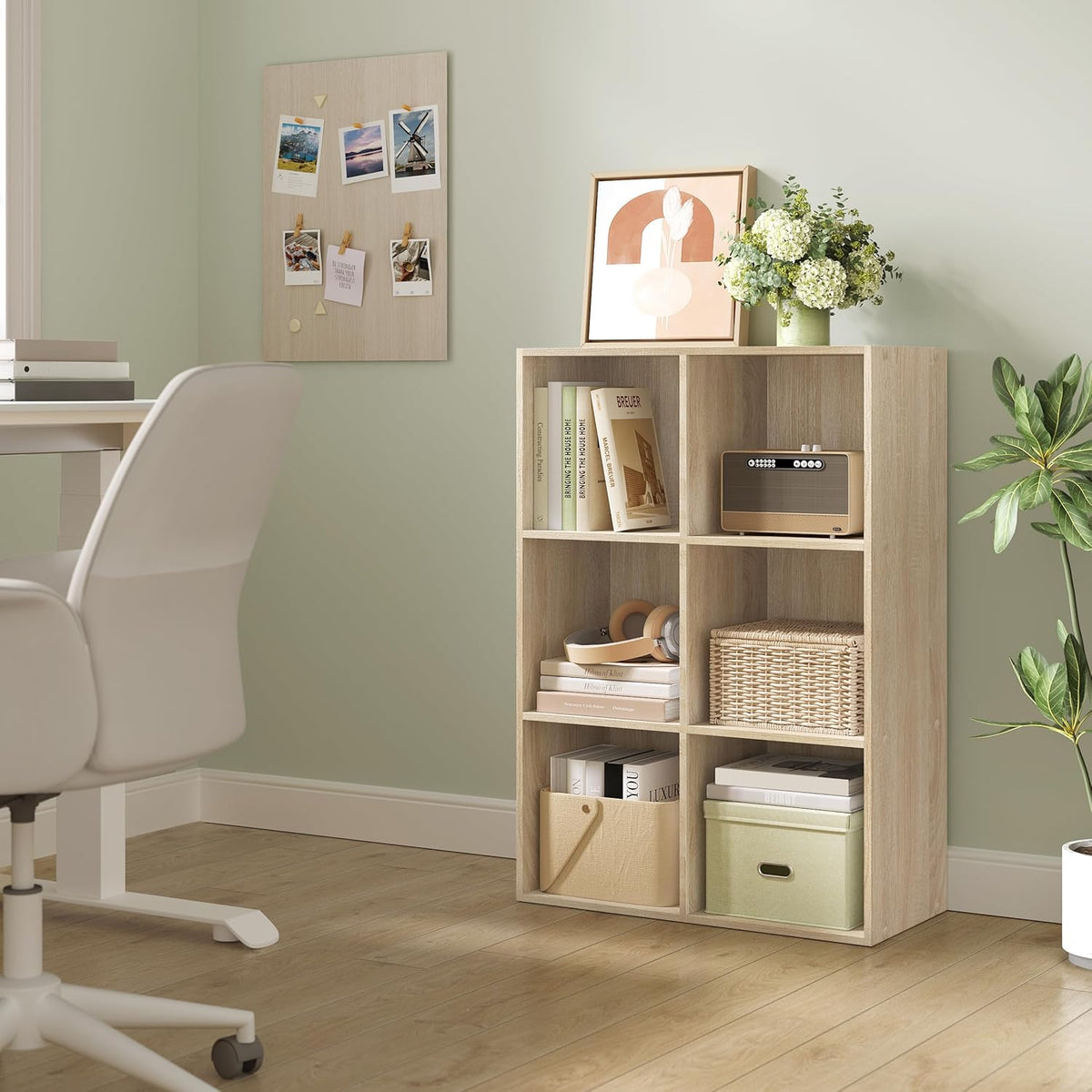 WOLTU Freestanding Bookcase (SK002hei3)
