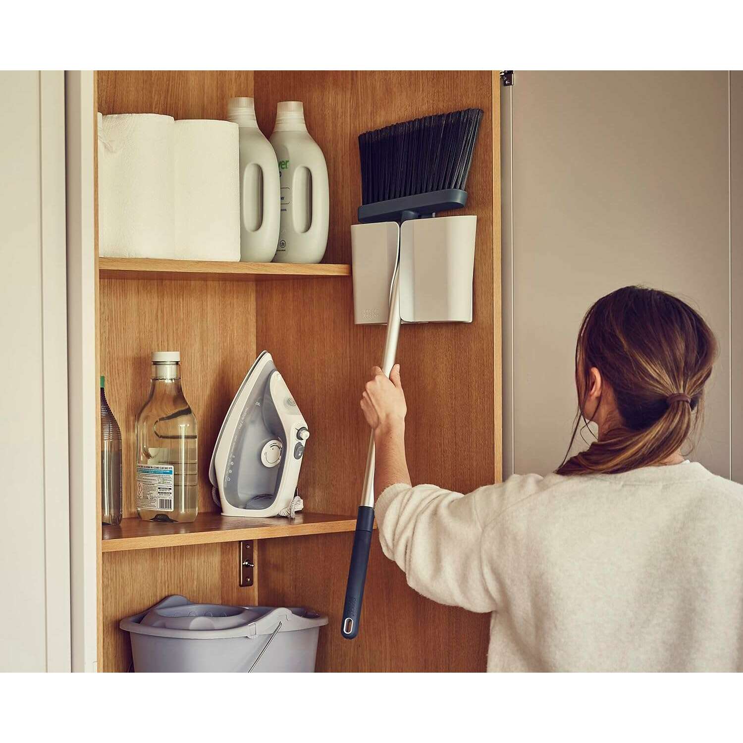 CleanStore Blue Wall-mounted Broom - Medaid International