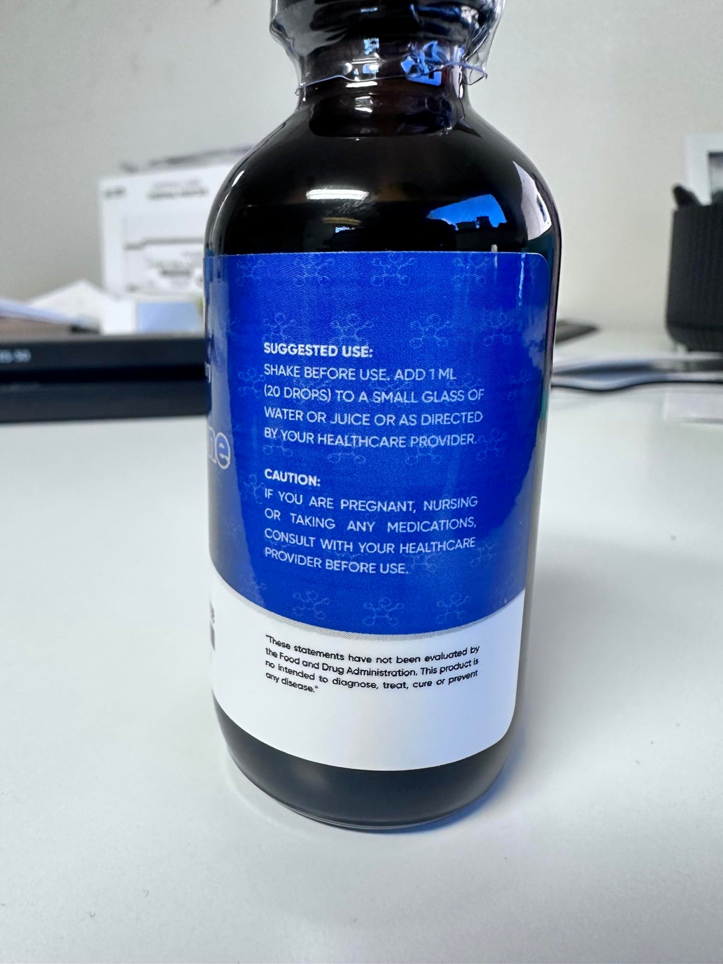 COMPASS LABORATORY Methylene Blue Pharmaceutical Grade, USP Grade, Third-Party Tested Dietary Supplement for Humans, No Formaldehyde, Made in USA (1% 50ml Bottle) - Medaid International