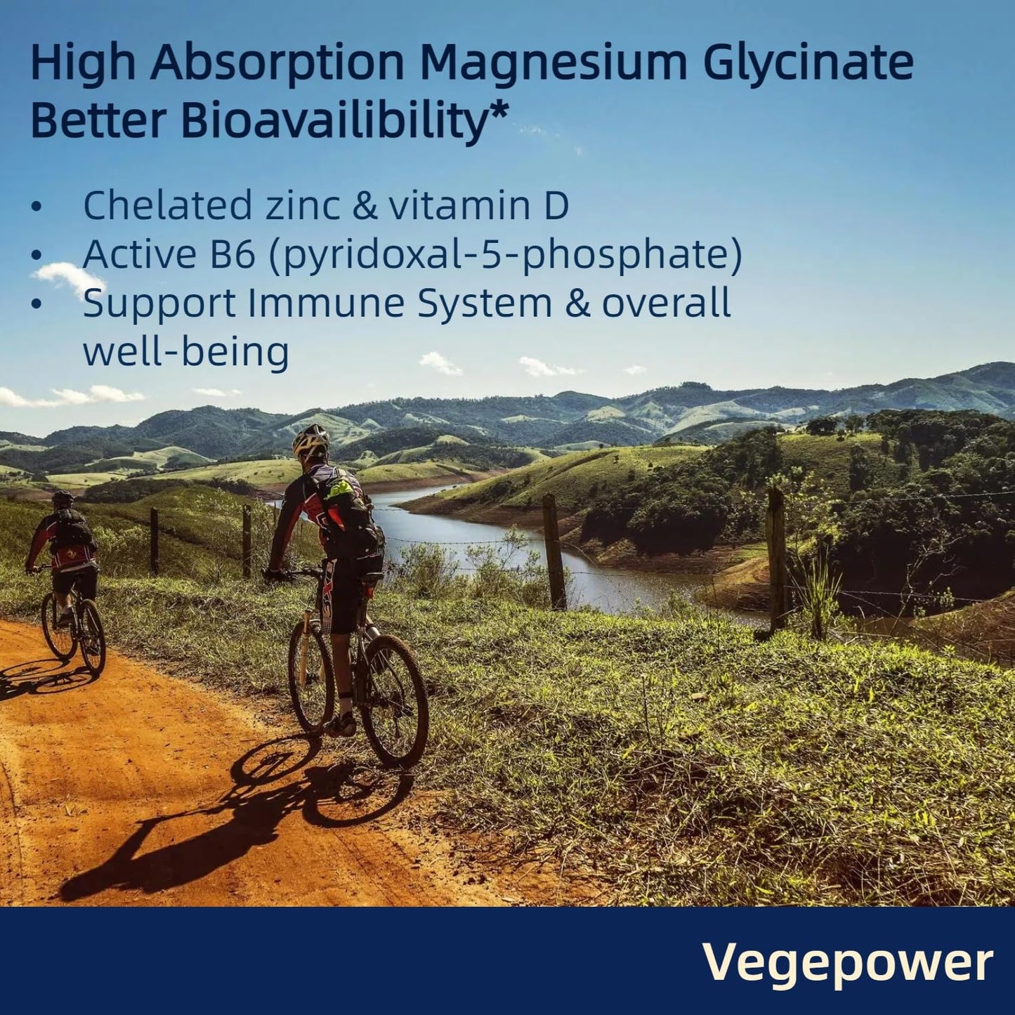 Magnesium Glycinate 200mg, High Absorption Vegan Magnesium Supplement, Fully Chelated Magnesium Zinc Vitamin D & B6, Magnesium Bisglycinate for Sleep, Bone & Muscle Health, Nerve, Non-GMO, 90 Capsules - Medaid International