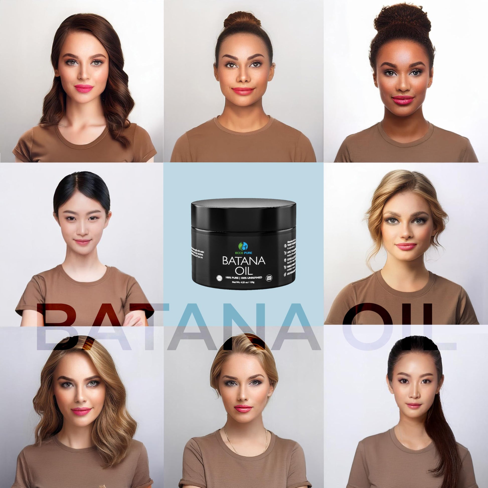 Premium Raw Batana Oil – Pure & Unrefined - Advanced Hair Regrowth & Scalp Therapy Device - Supports Fuller, Healthier Hair & Skin - For Men & Women, 4.23 OZ - Medaid International