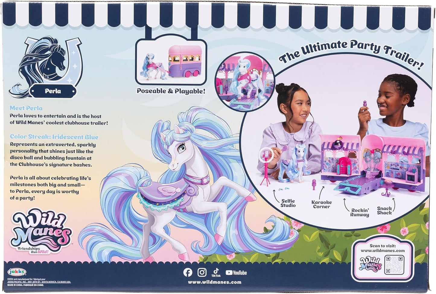 Wild Manes Horse Toys Playset