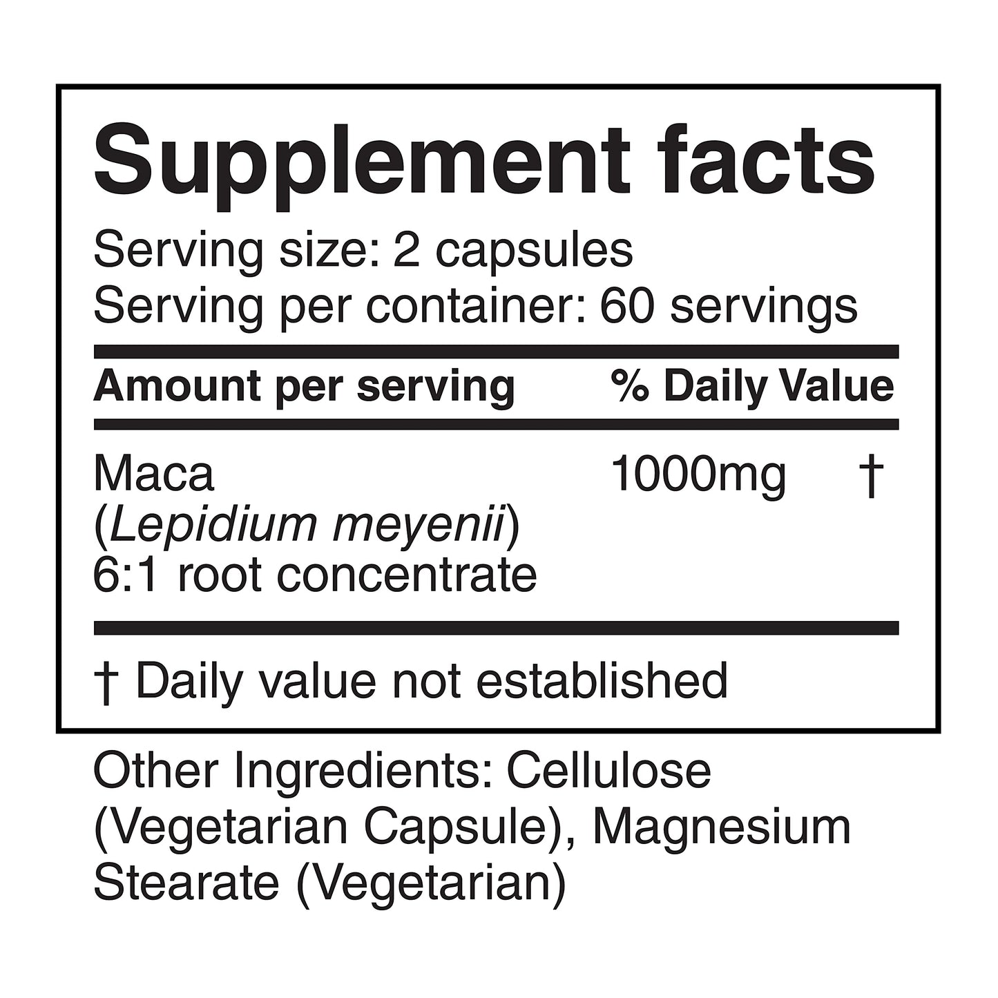 Peruvian Maca Root Powder Capsules for Men and Women with Organic Black Maca, Red Maca, Yellow Maca Root Extract Capsules, Gelatinized 2000 mg Per Day, Lepidium Meyenii, Peruvian Ginseng, Vegan Pills - Medaid International