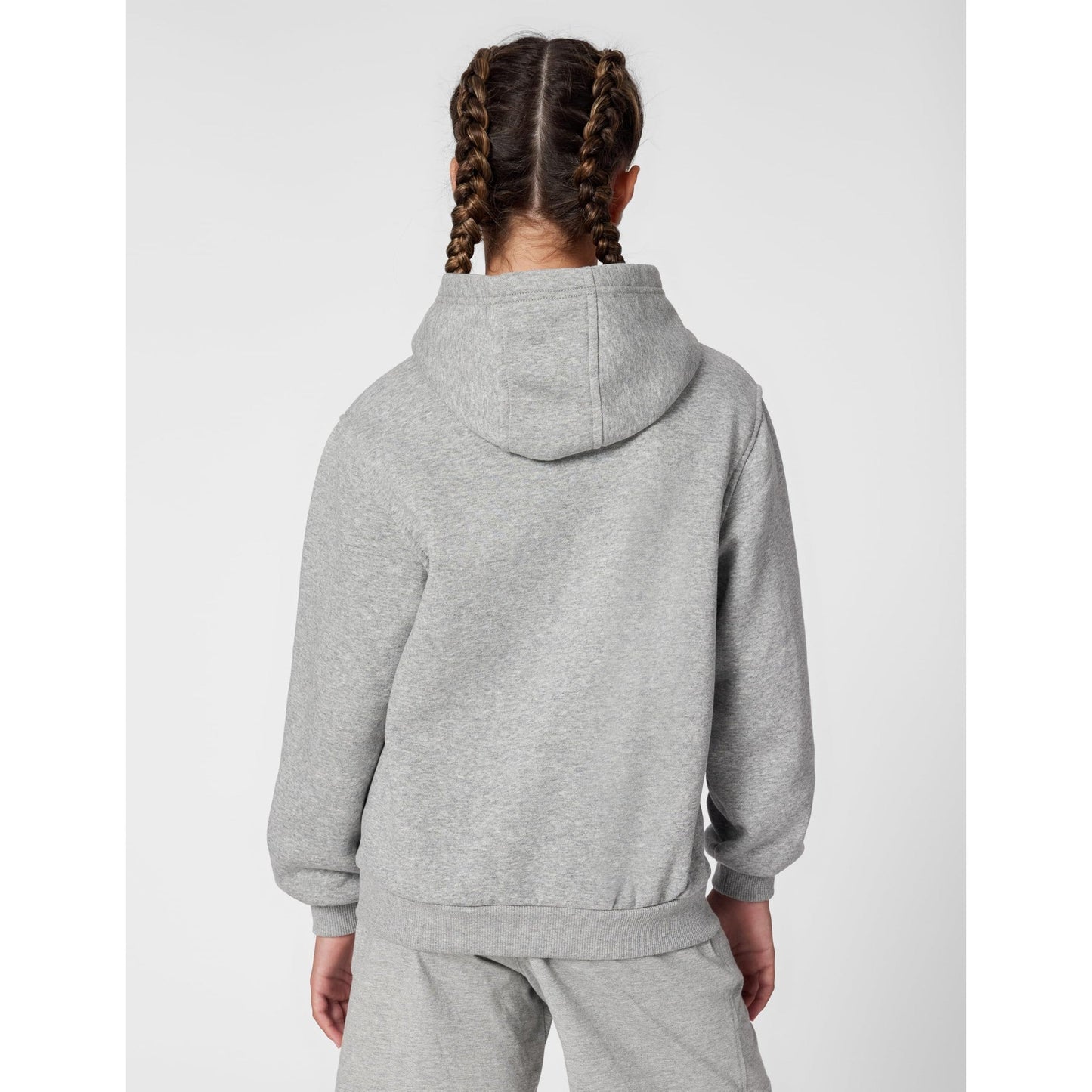 Nike Kid's Sportswear Club Fleece Full-Zip Hoodie, Dark Grey Heather/Base Grey/White, Medium - Medaid International