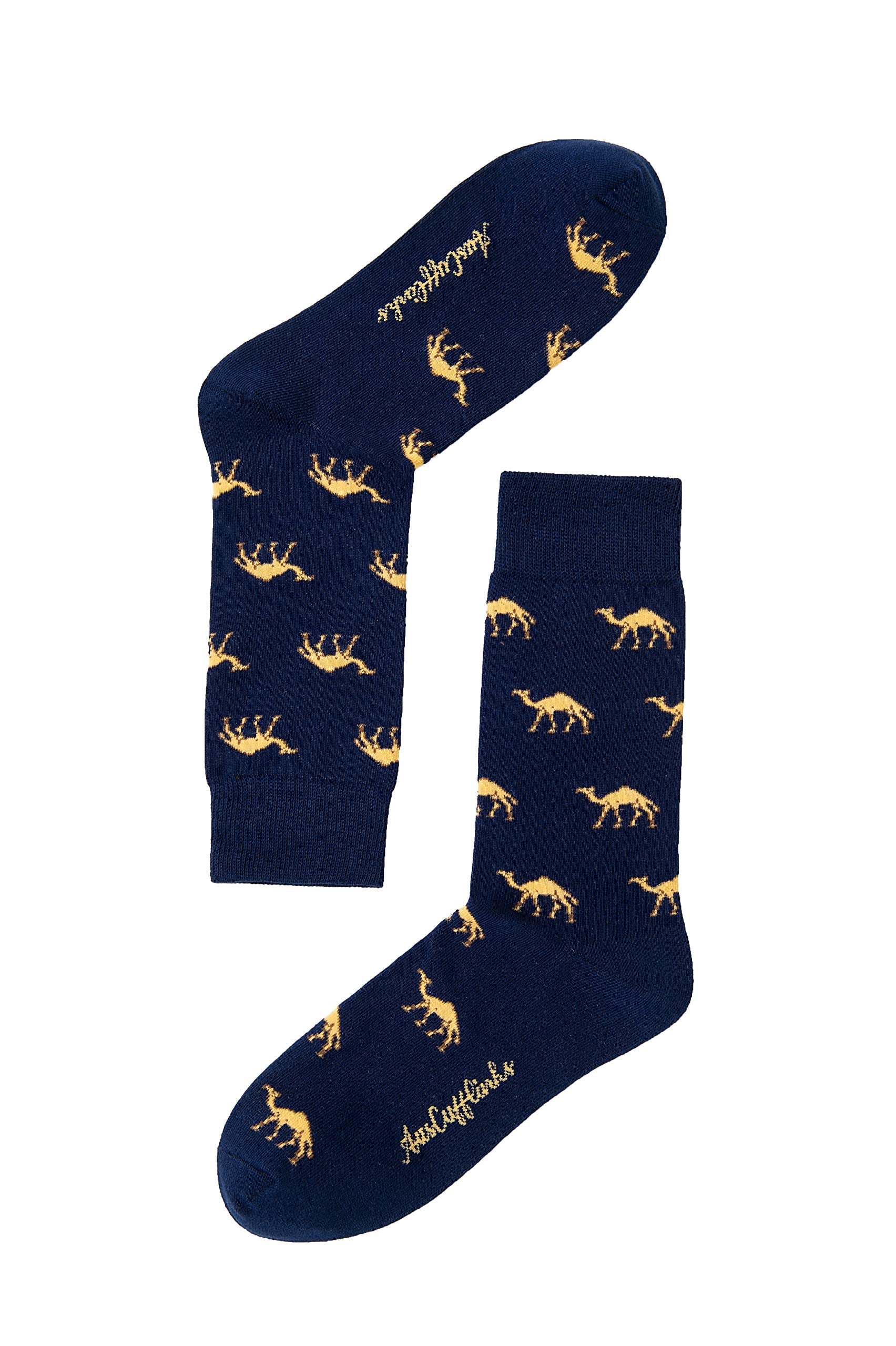 AUSCUFFLINKS Camel Socks For Him | Desert Fun Socks Gift for Her | Egyptian Happy Gift Socks Egypt Quirky Novelty Present for Dad | Socks for Mum (Camel) - Medaid International