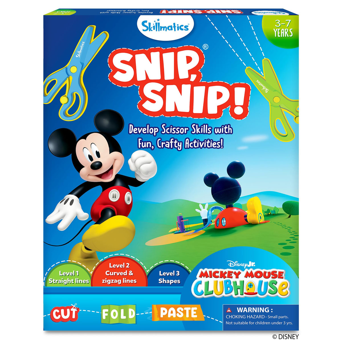 Skillmatics Scissor Skills Activity Book for Preschoolers – Snip Snip