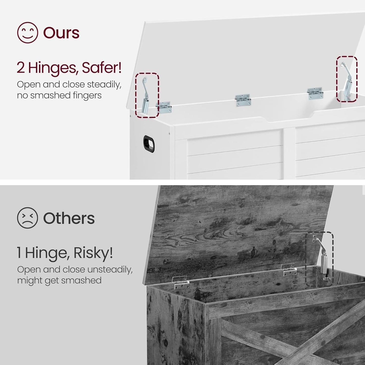 VASAGLE Storage Chest LSB061T10