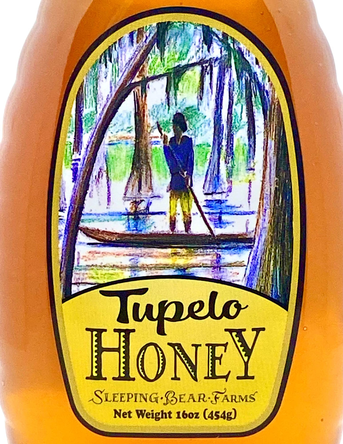 Tupelo Honey 16oz. Bottle- Premium from Sleeping Bear Farms Beekeepers in the Florida Apalachicola River Basin - Medaid International