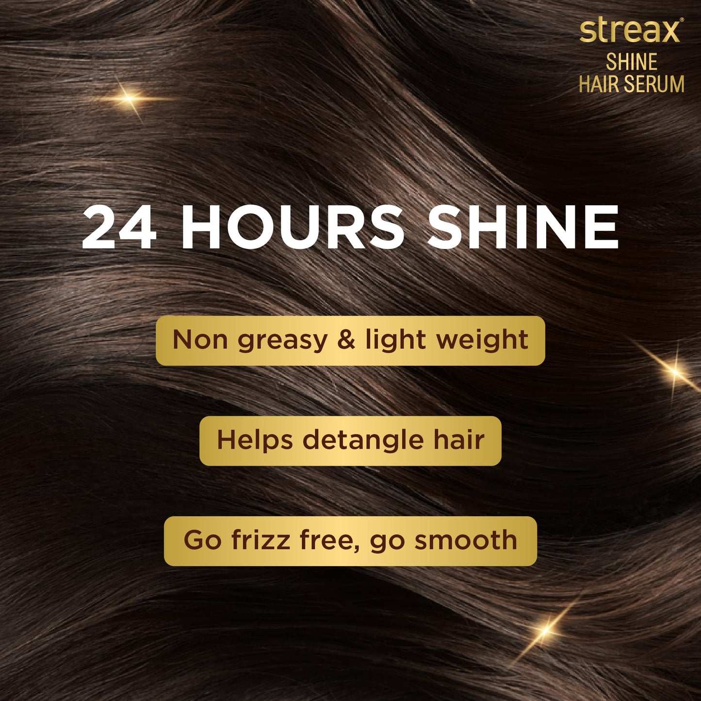 Streax Hair Serum Enriched with Walnut Oil Gives Frizz-free Satin Smooth Hair 90 ML - Medaid International