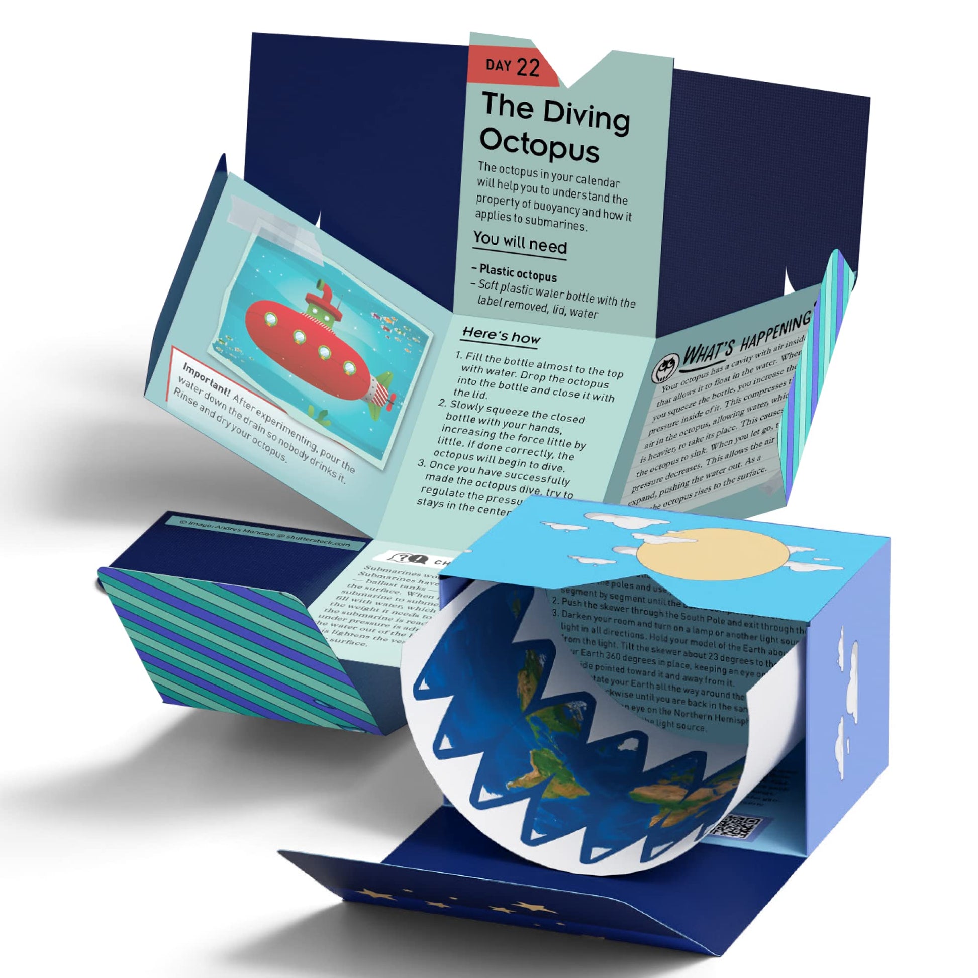 The Thames & Kosmos Science Advent Calendar | 24 STEM Experiments in Chemistry, Biology & Physics | Great for Winter Holiday Celebrations | Conduct Daily Experiments | Fun, Wholesome Family Tradition - Medaid International