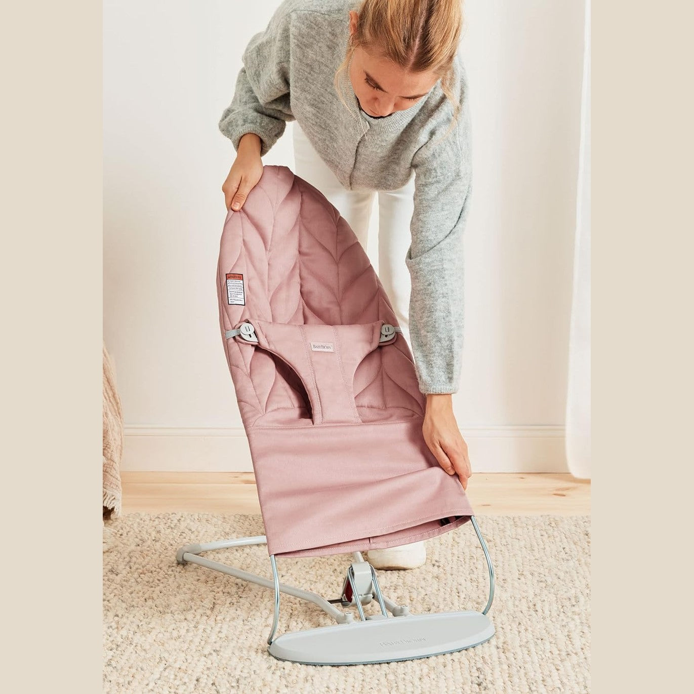 Babybjorn - Bouner Bliss Woven - Dusty Pink