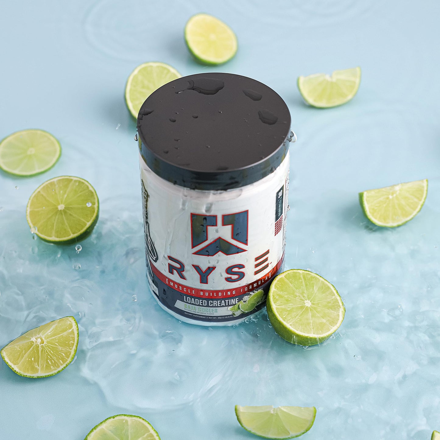 RYSE Loaded Creatine for Men & Women - Baja Cooler - Muscle Building Formula with 3 Forms of Electrolytes, Betaine Anhydrous and Peak ATP - Strength, Power & Endurance Support - 30 Servings - Medaid International
