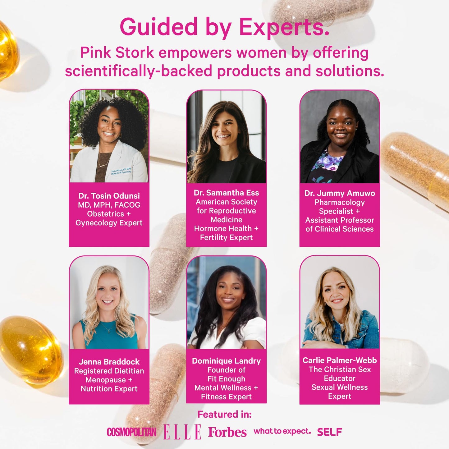 Pink Stork Maca Root Capsules for Women – Organic Maca with BioPerine® for Hormonal Balance, Energy + Wellness – Supports Perimenopause, Menstrual Health, and Vitality - Medaid International