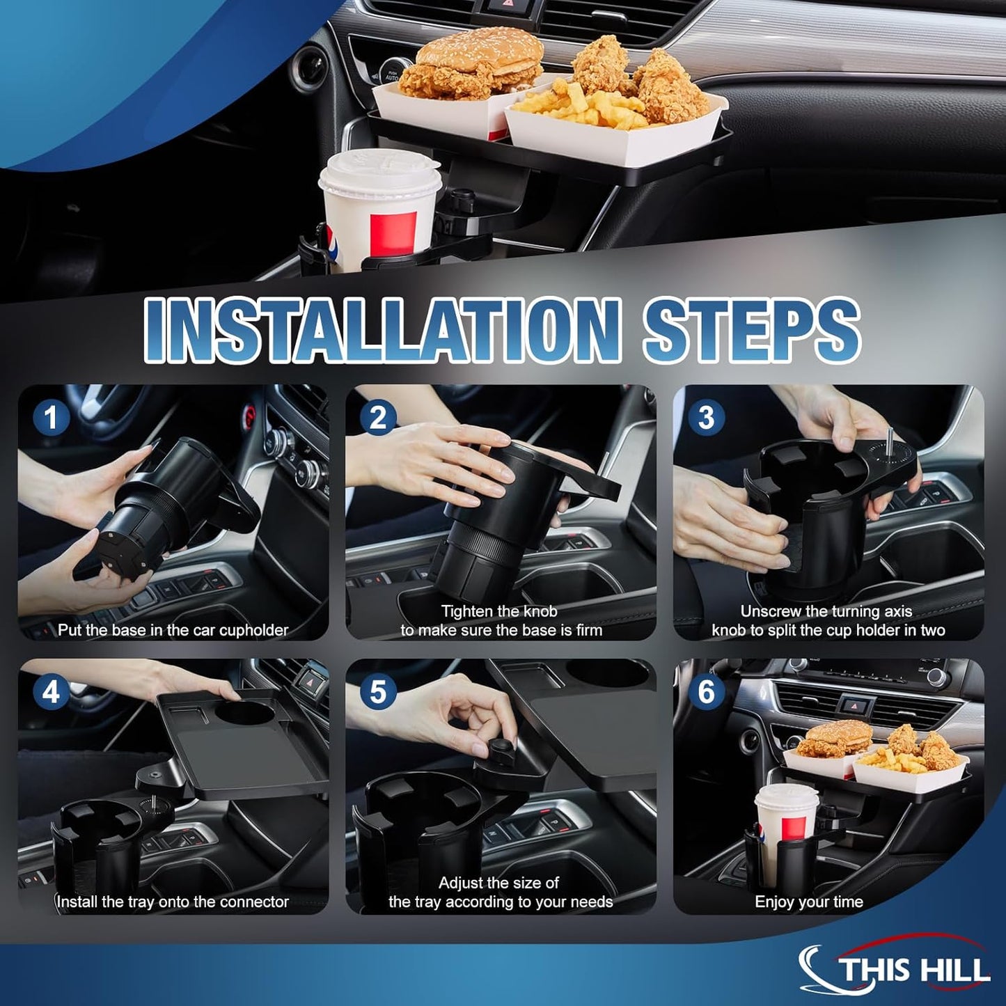 Car Cup Holder Tray