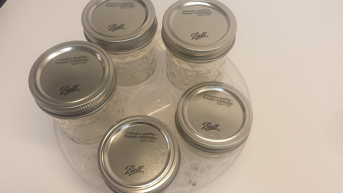 Instant Pot Yogurt Cups and Pressure Sterilization Rack, 6-Oz Dessert Cups with Lids, Bottle Sterilizer, Non-Toxic, BPA-Free Plastic, Clear - Medaid International