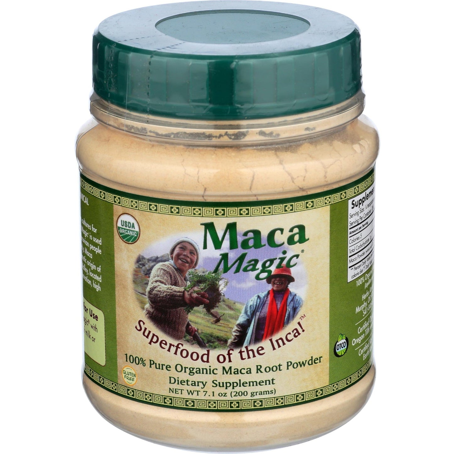 Maca Magic Organic Black Maca Powder - Raw Maca Powder - Raw Premium Maca Powder - Yellow Maca Powder - Raw Red Maca Root Powder - Miracle in The Andes - Maca Superfood Powder Powder - 7.1 Oz - Medaid International