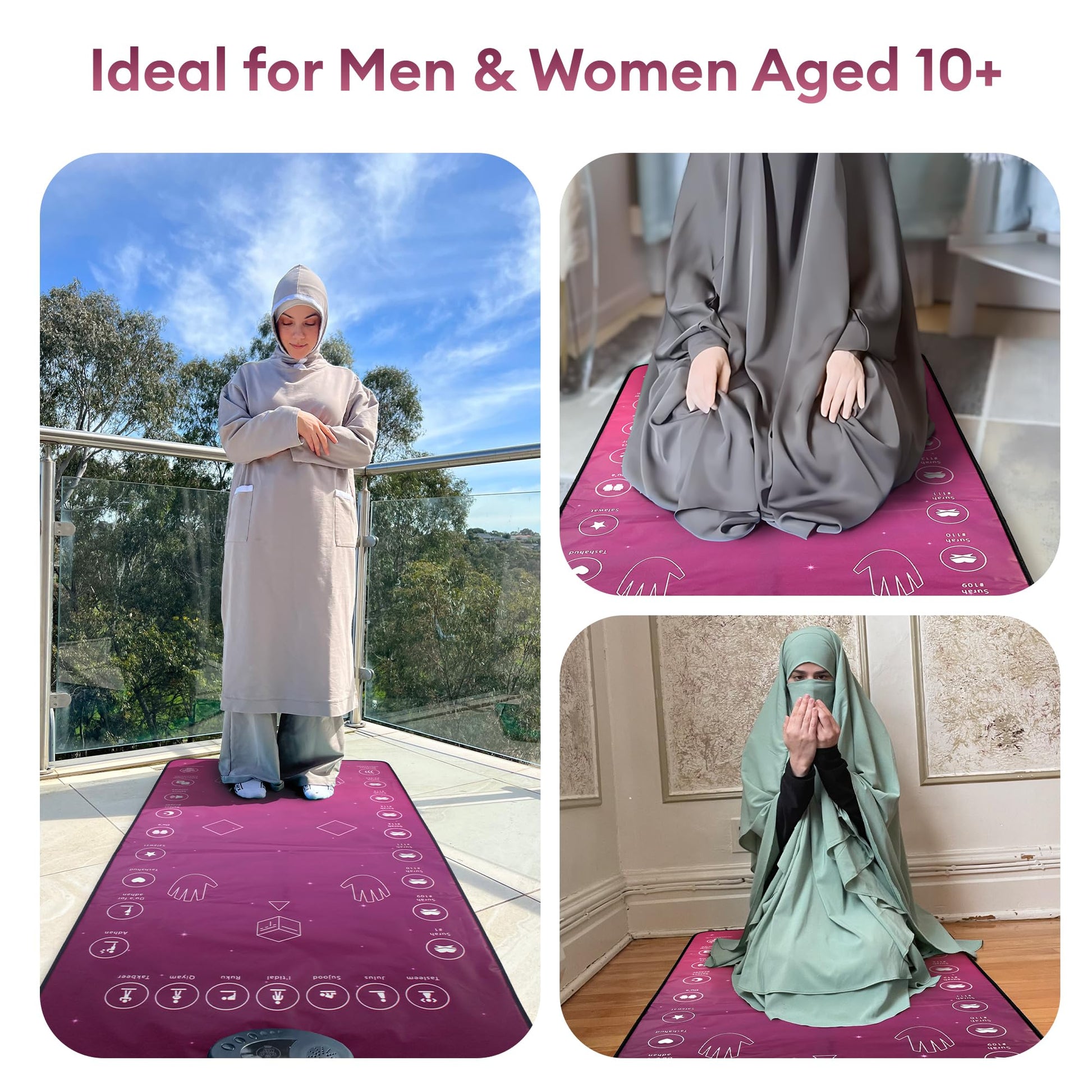 My Salah Mat (Original, Rahma Smart Interactive Adult Prayer Mat - Medaid International