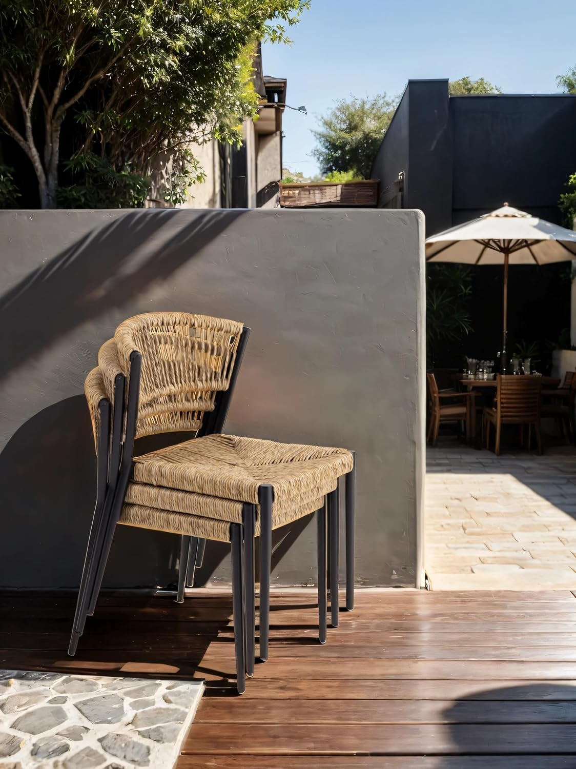 Set of 3 Outdoor Chairs