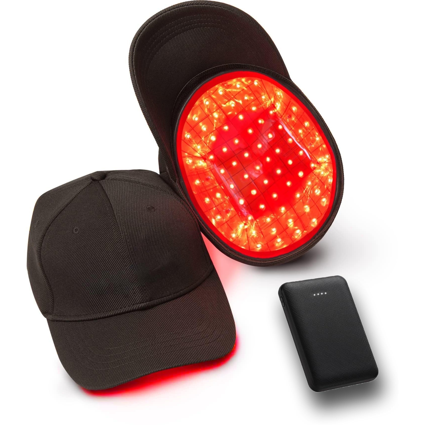 Laser Hair Growth Cap, Red Light Therapy Cap, Low Level Laser Therapy (LLLT) Equipment for Promoting Hair Growth in Women and Men（Black） - Medaid International