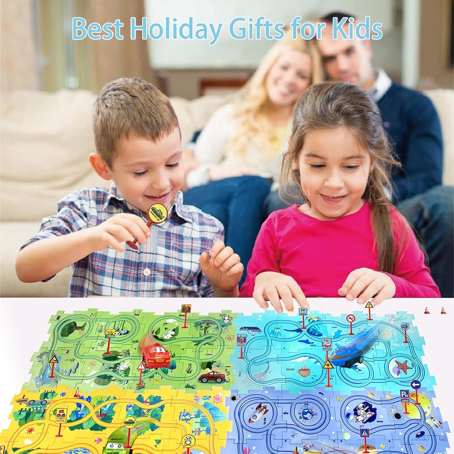 Puzzle Racer Kids Car Track Set Lebanon