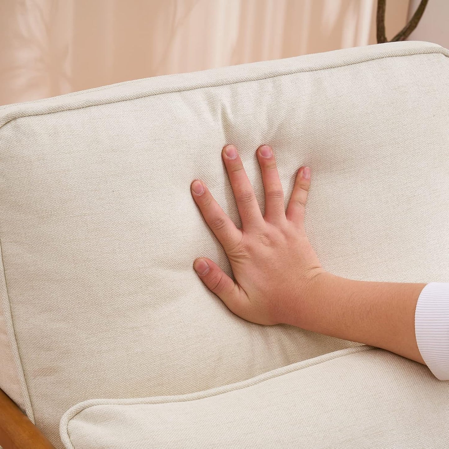 Linen-Blend Armchair