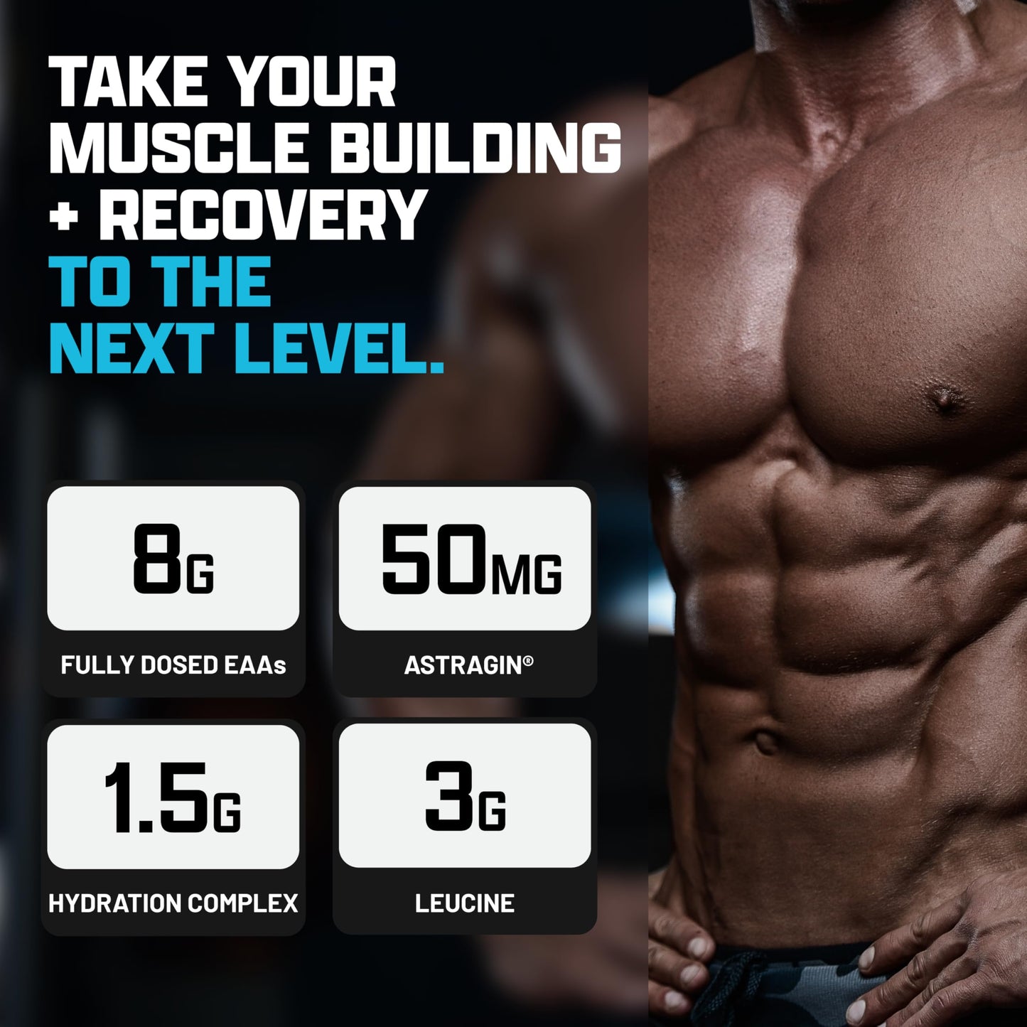 Nutrex Research EAA Hydration | EAAs + BCAA Powder | Muscle Recovery, Strength, Muscle Building, Endurance | 8G Essential Amino Acids + Electrolytes | Blueberry Lemonade 30 Servings - Medaid International